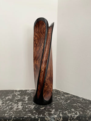 WOODEN VASE