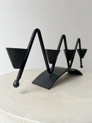 ZIG ZAG CANDLEHOLDER