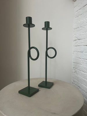 SET OF CANDLEHOLDERS