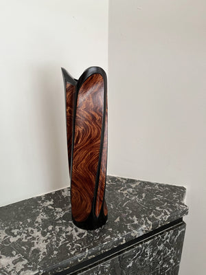 WOODEN VASE