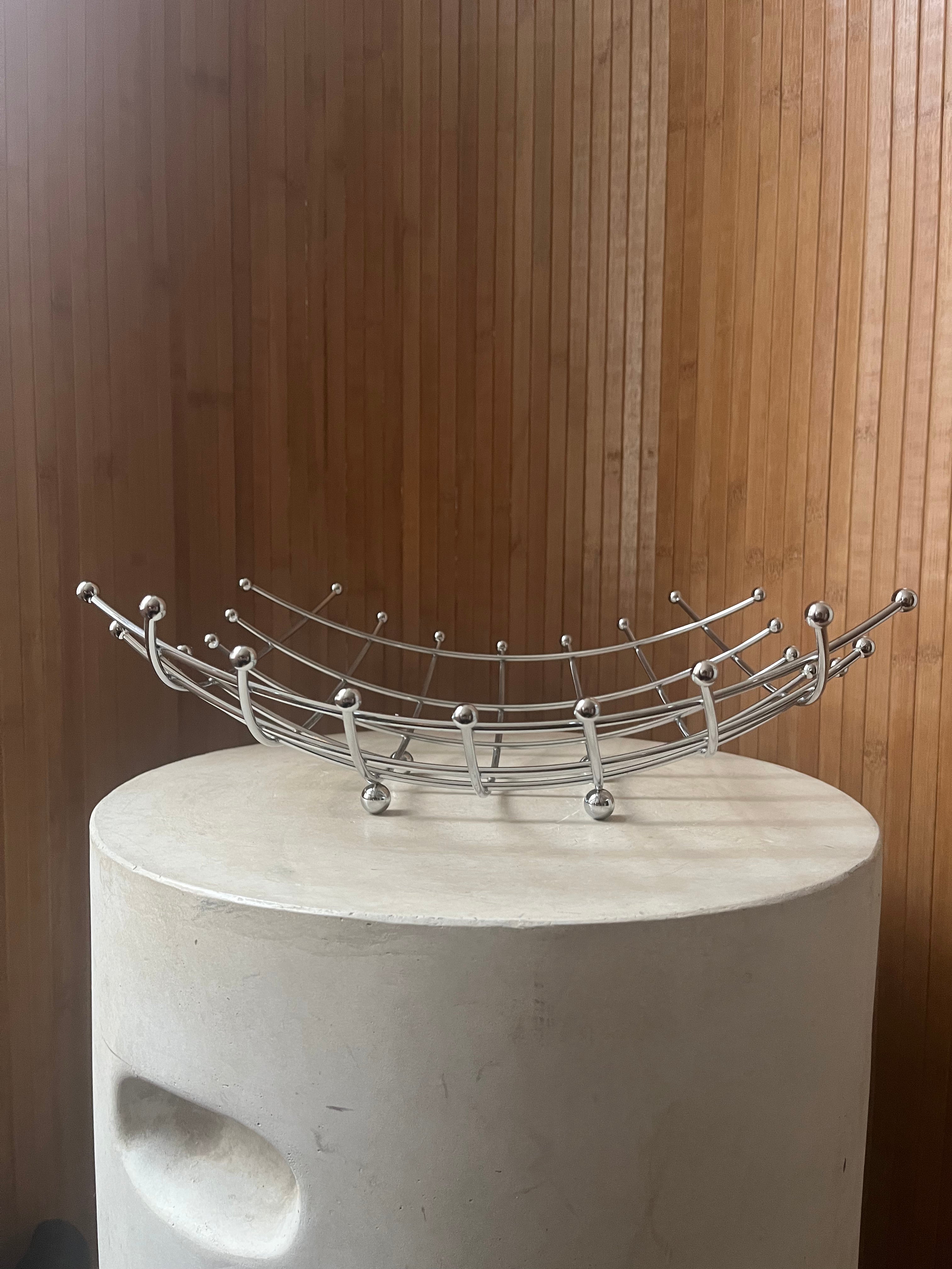 STEEL FRUIT BASKET