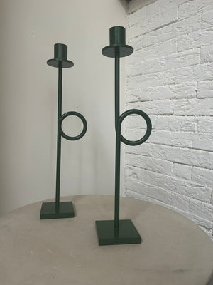 SET OF CANDLEHOLDERS