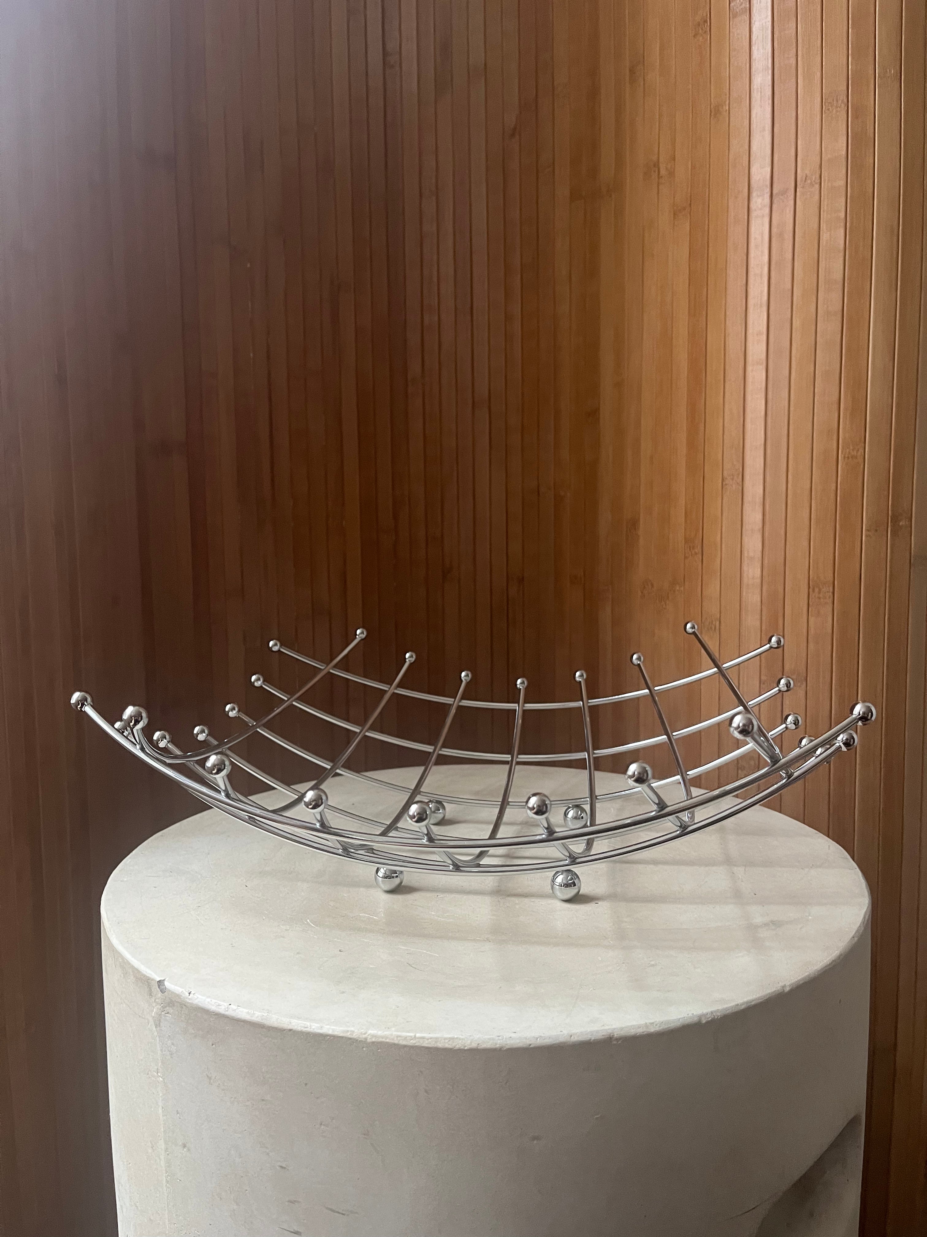 STEEL FRUIT BASKET