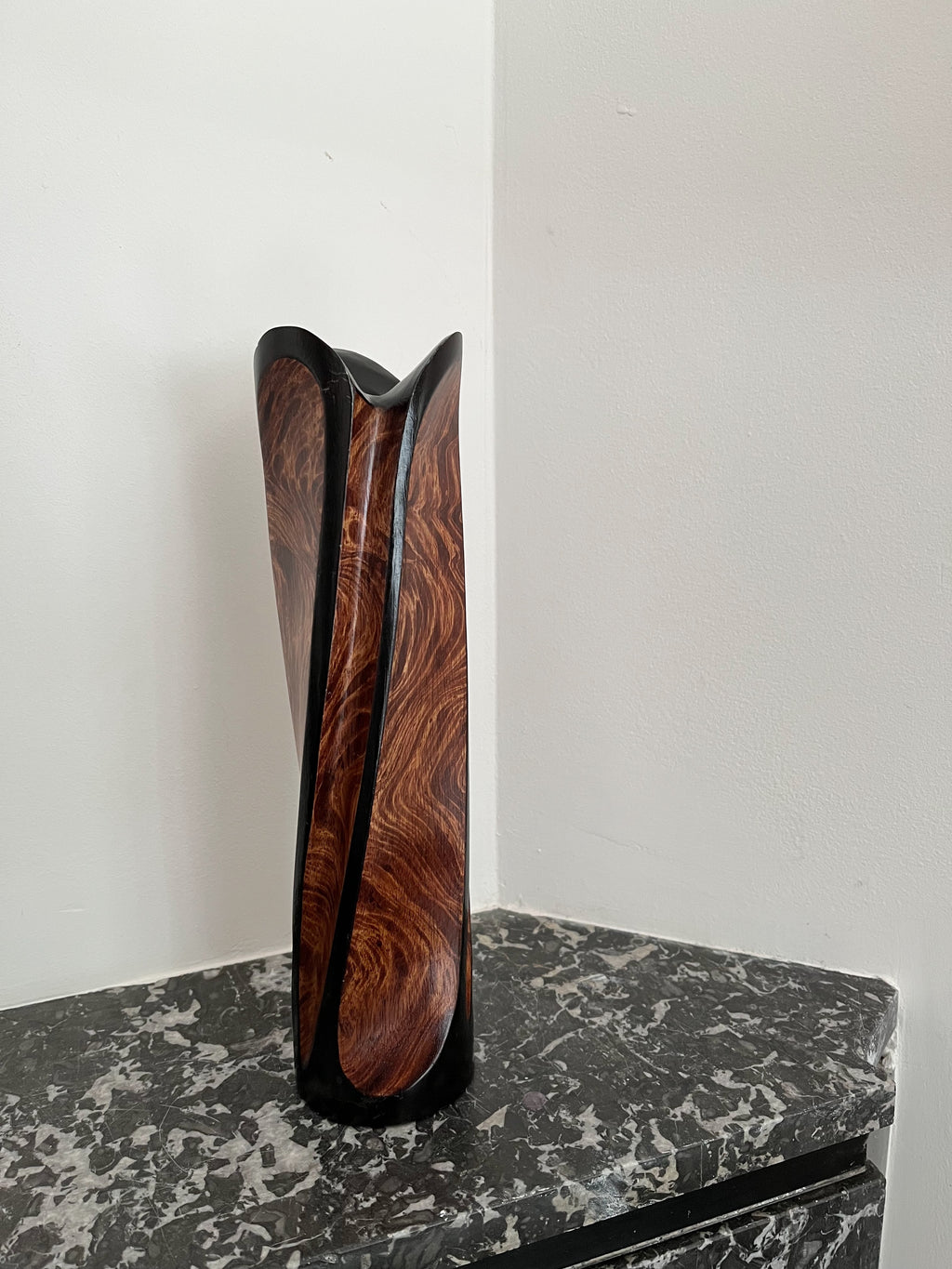 WOODEN VASE