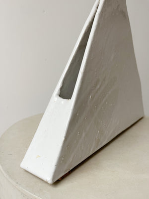 CERAMIC PYRAMIDE VASE