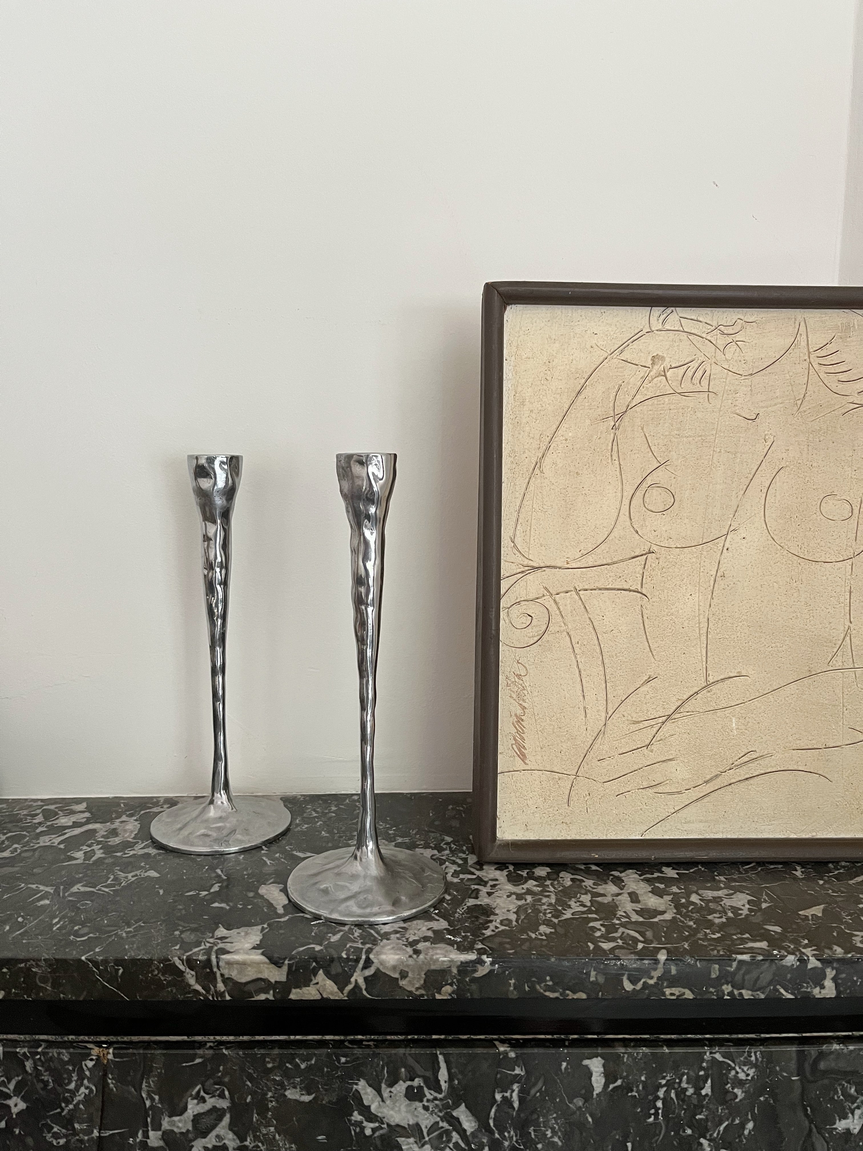 SET CANDLE HOLDERS
