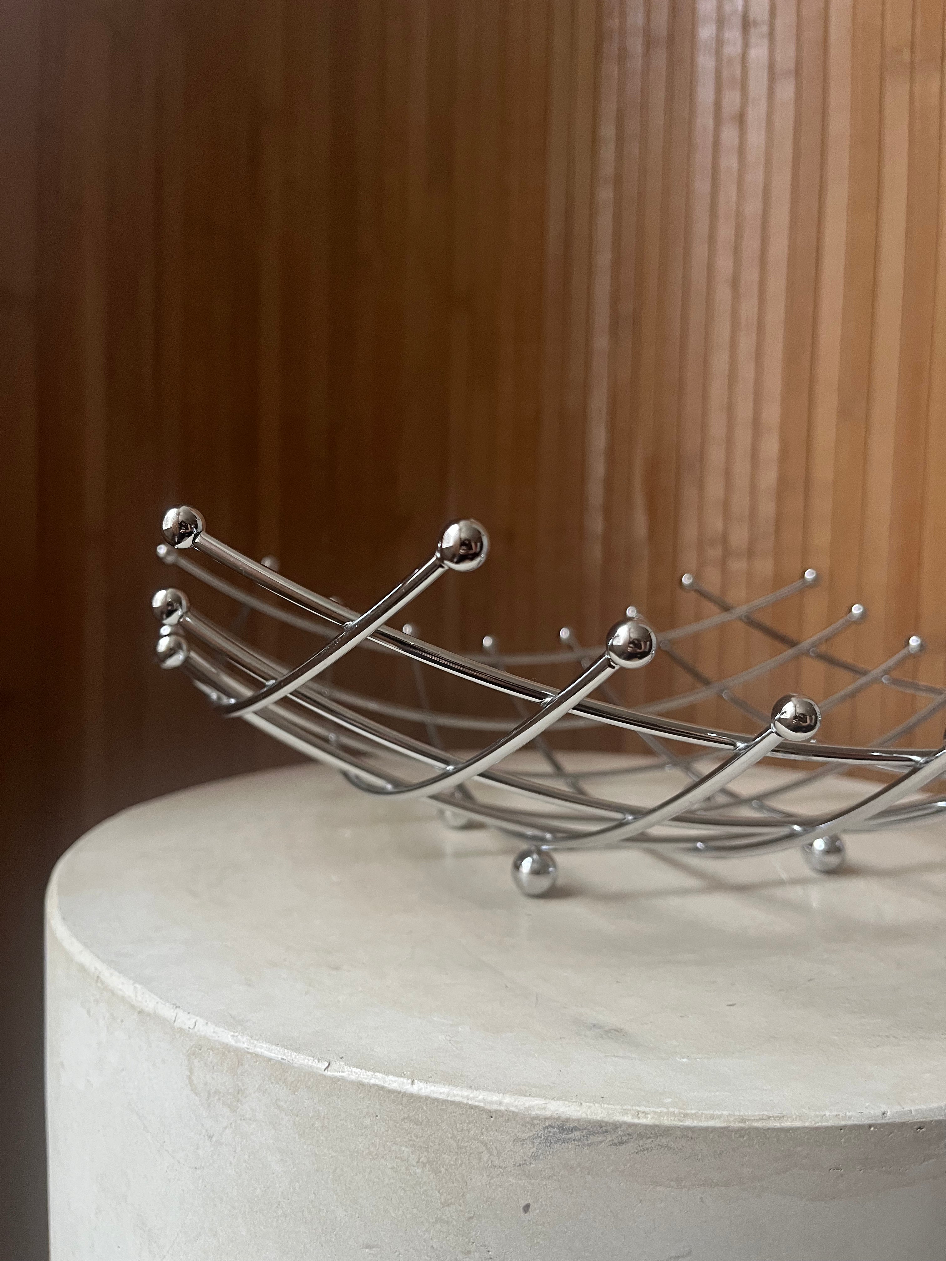 STEEL FRUIT BASKET