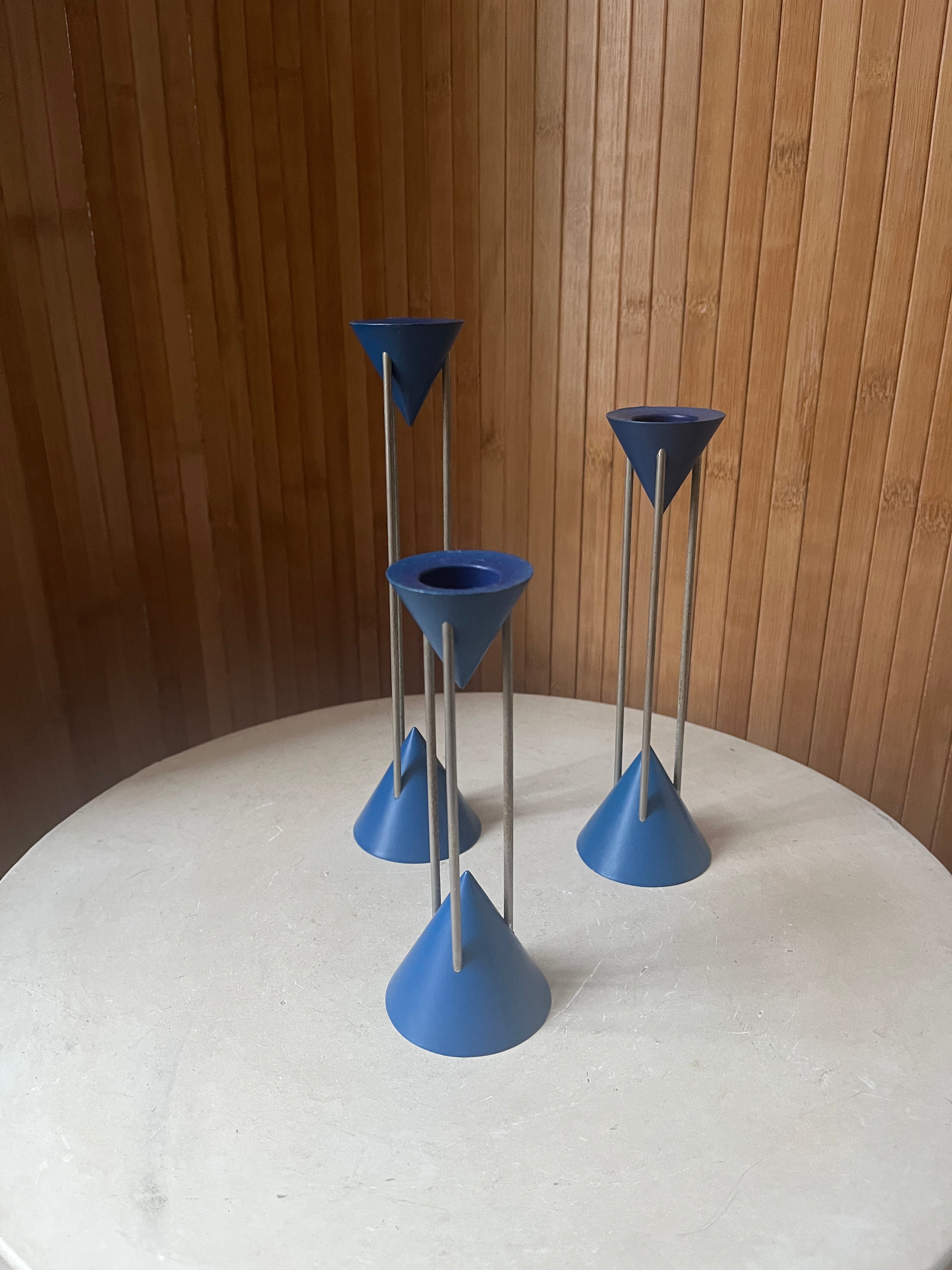 SET OF CANDLEHOLDERS