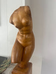 VINTAGE WOODEN SCULPTURE