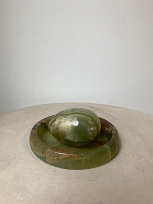 MARBLE CATCHALL WITH EGG