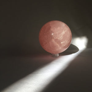 ROSE QUARTZ SPHERE