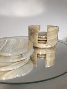 SET OF MARBLE COASTERS