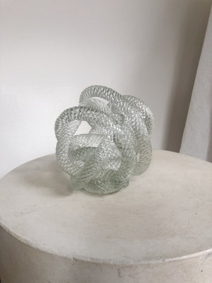 GLASS KNOT SCULPTURE