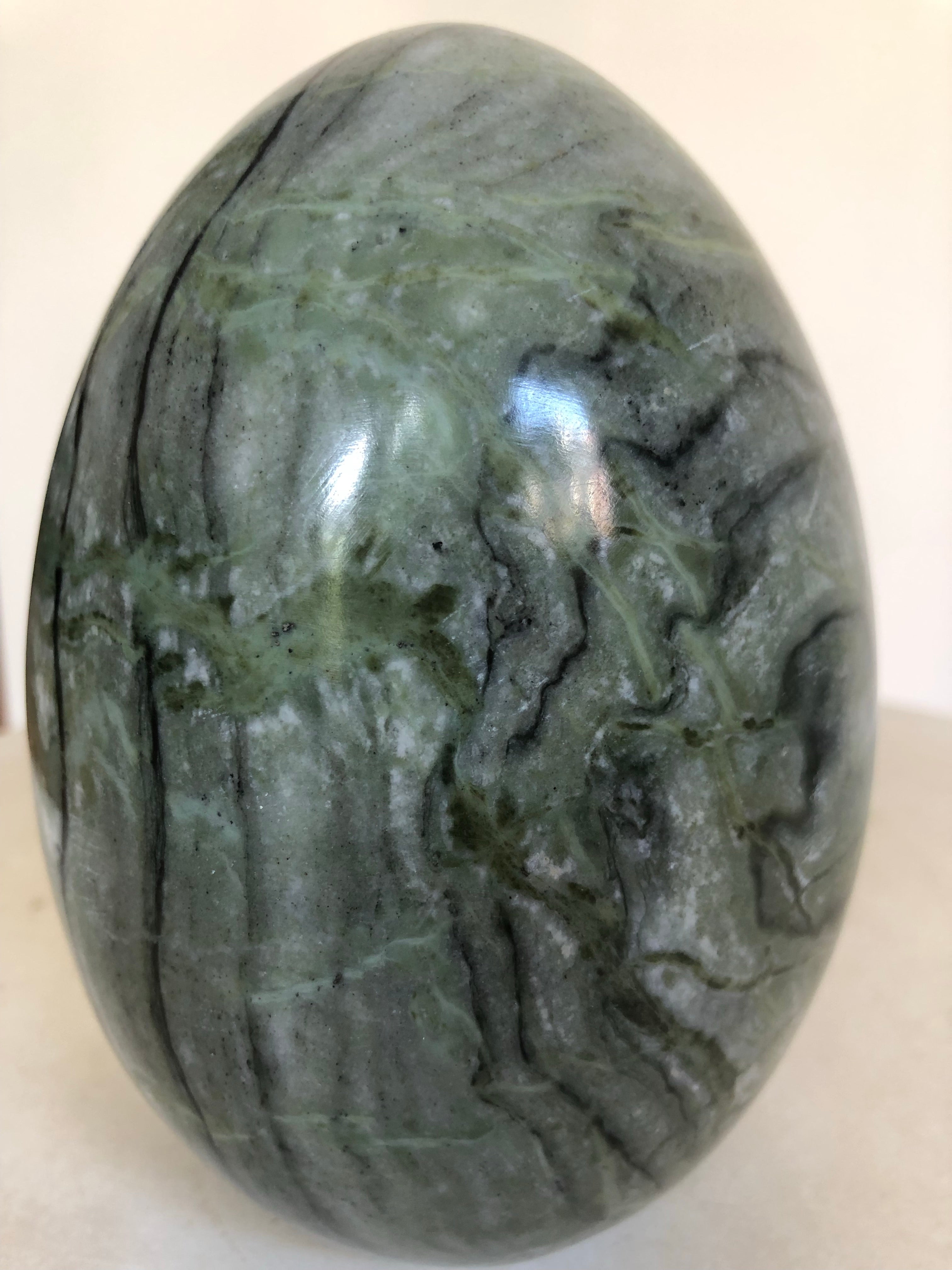 GREEN MARBLE OBJECT