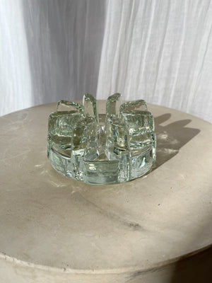 GLASS CANDLE HOLDER