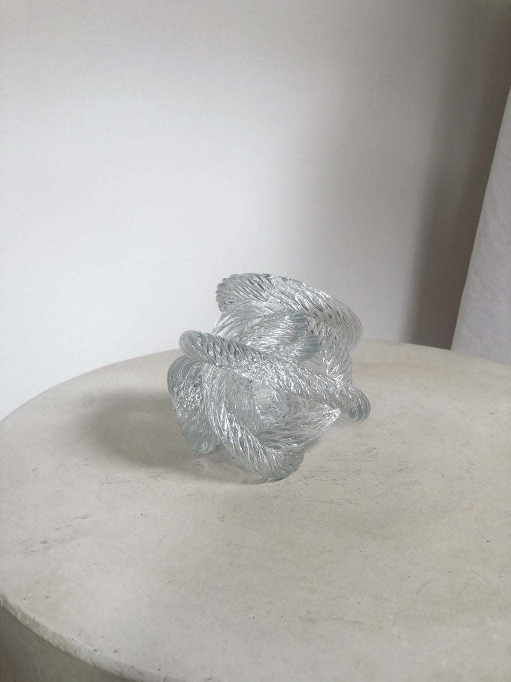 GLASS KNOT SCULPTURE