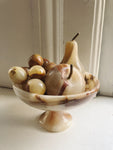 VINTAGE NATURAL STONE FRUITBOWL