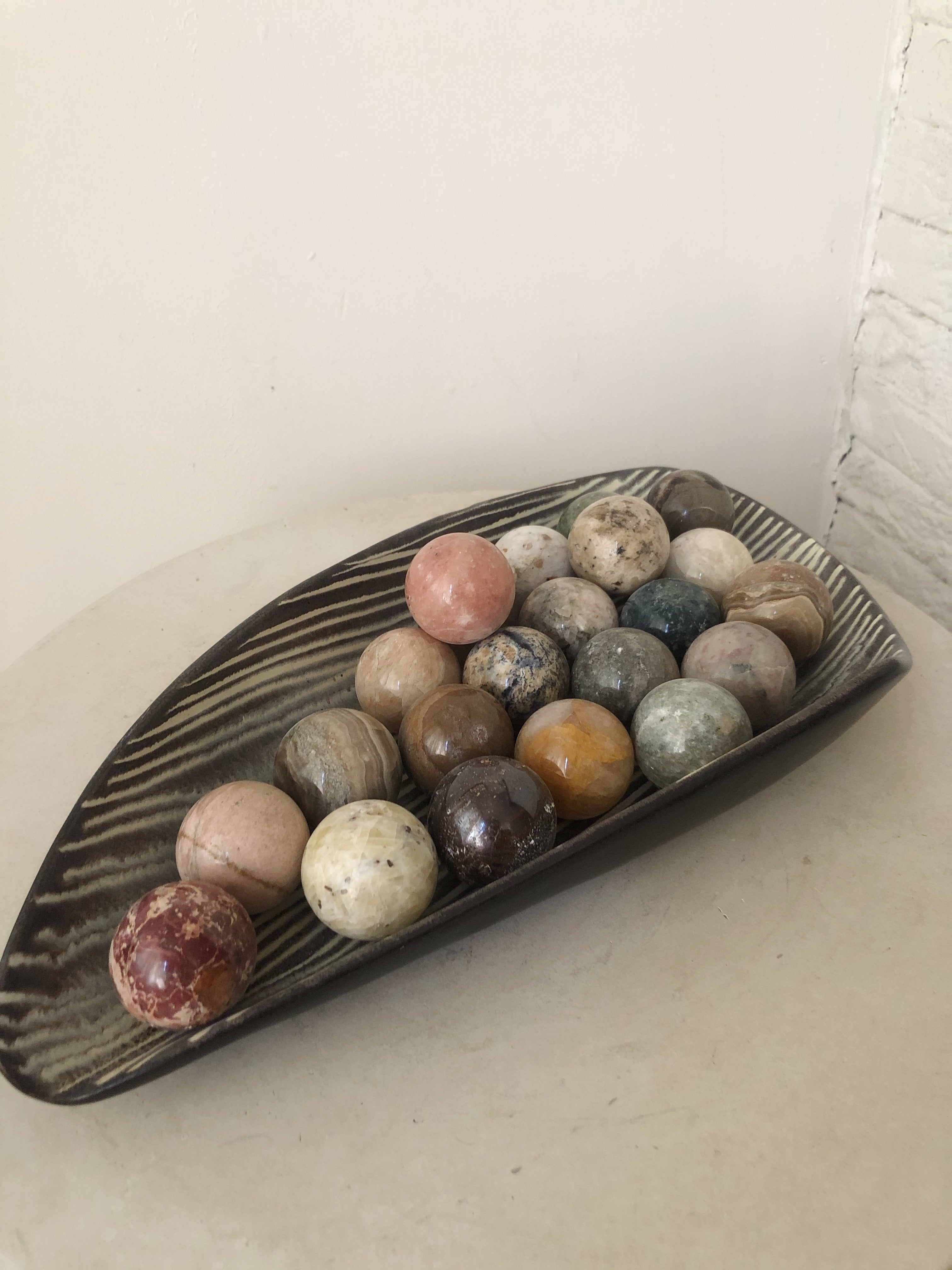 ANTIQUE MARBLE BALLS