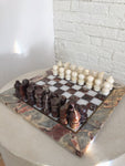 VINTAGE MARBLE CHESSBOARD