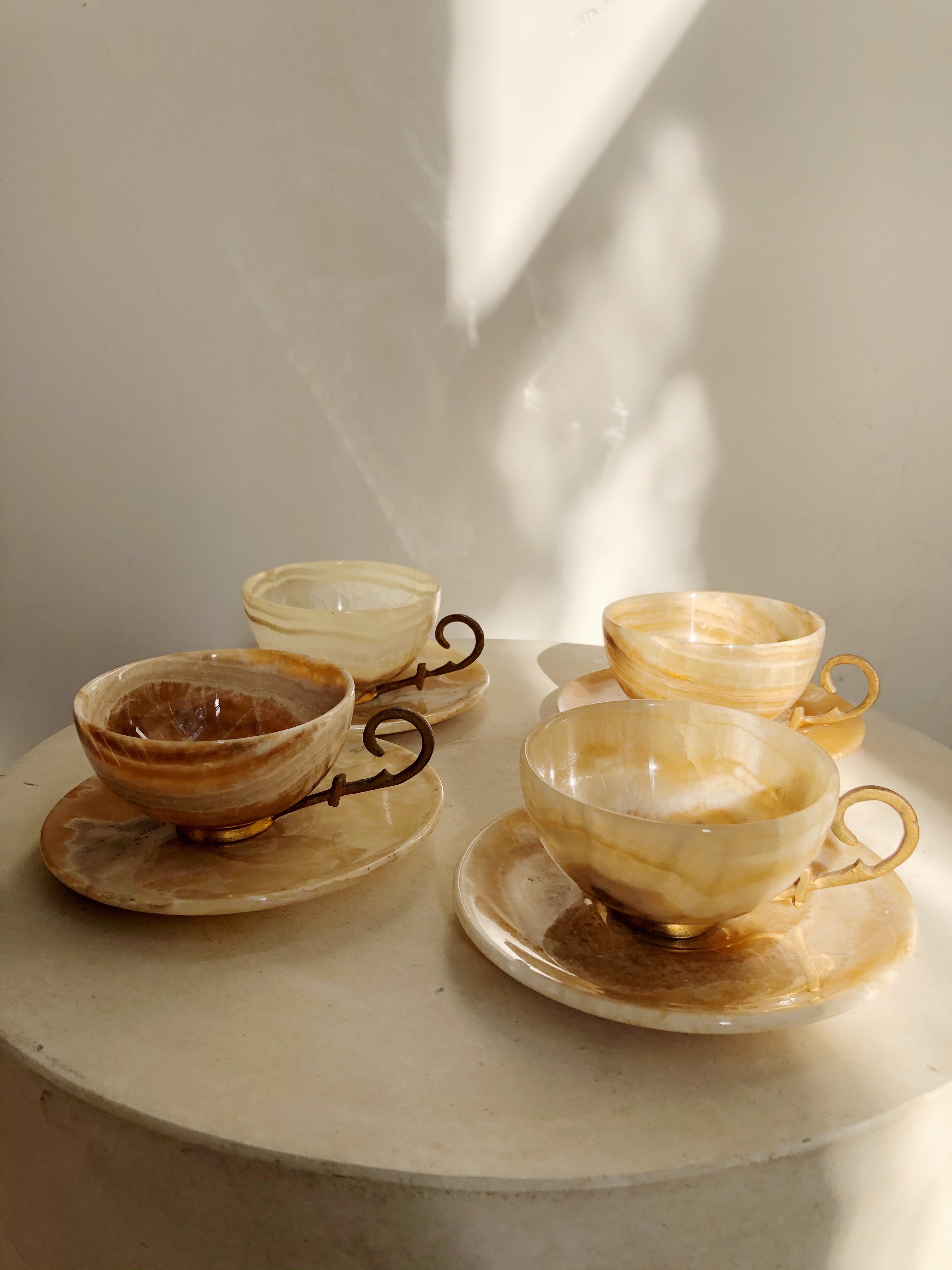 NATURAL STONE VINTAGE CUPS
