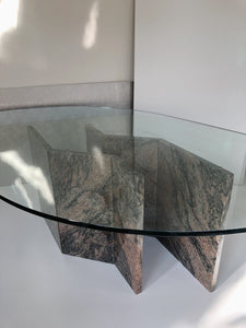 MARBLE ZIGZAG DESIGN TABLE