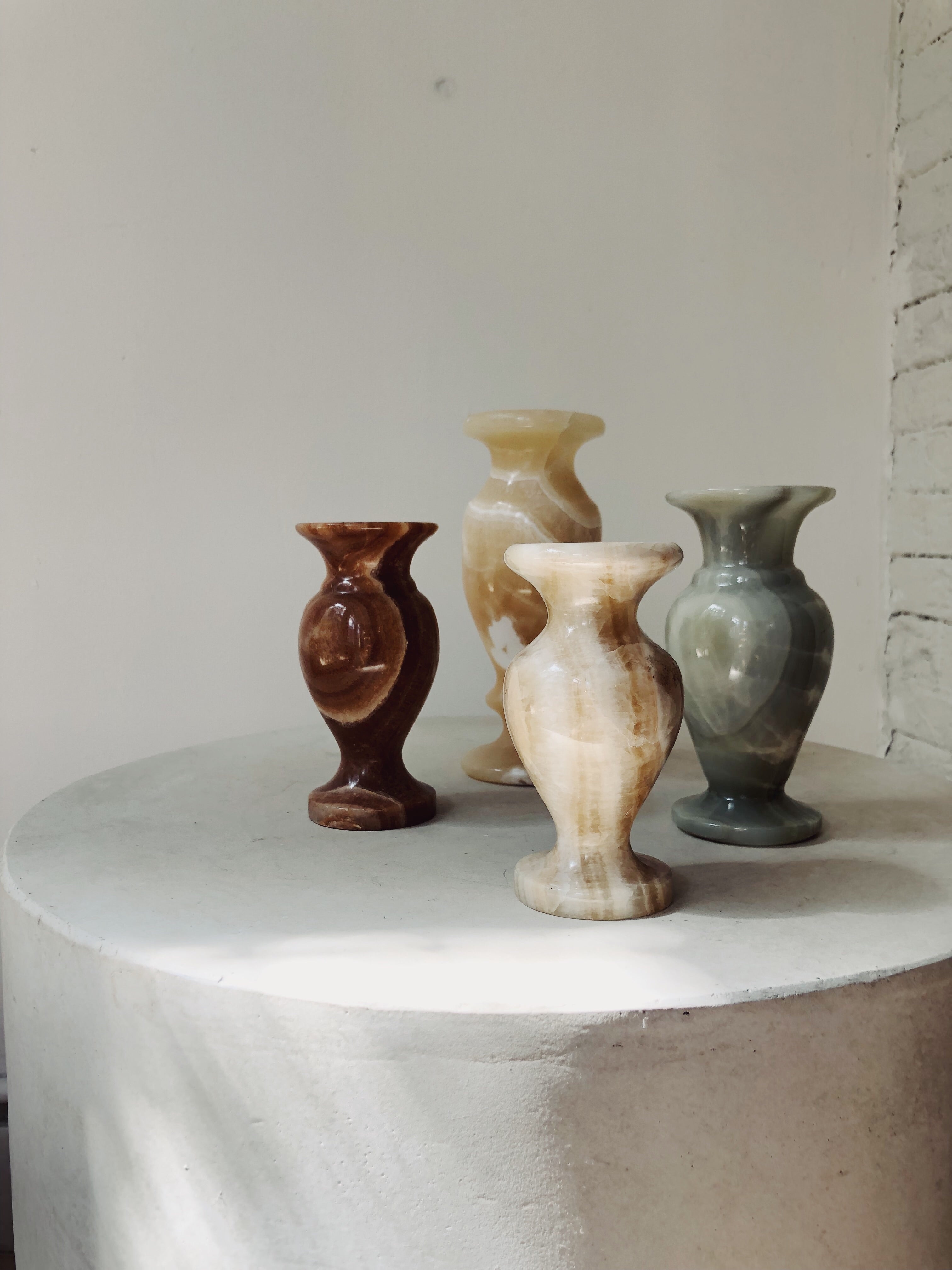 SET OF ALBAST VASES