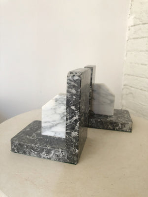 MARBLE BOOKENDS