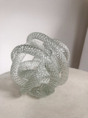 GLASS KNOT SCULPTURE