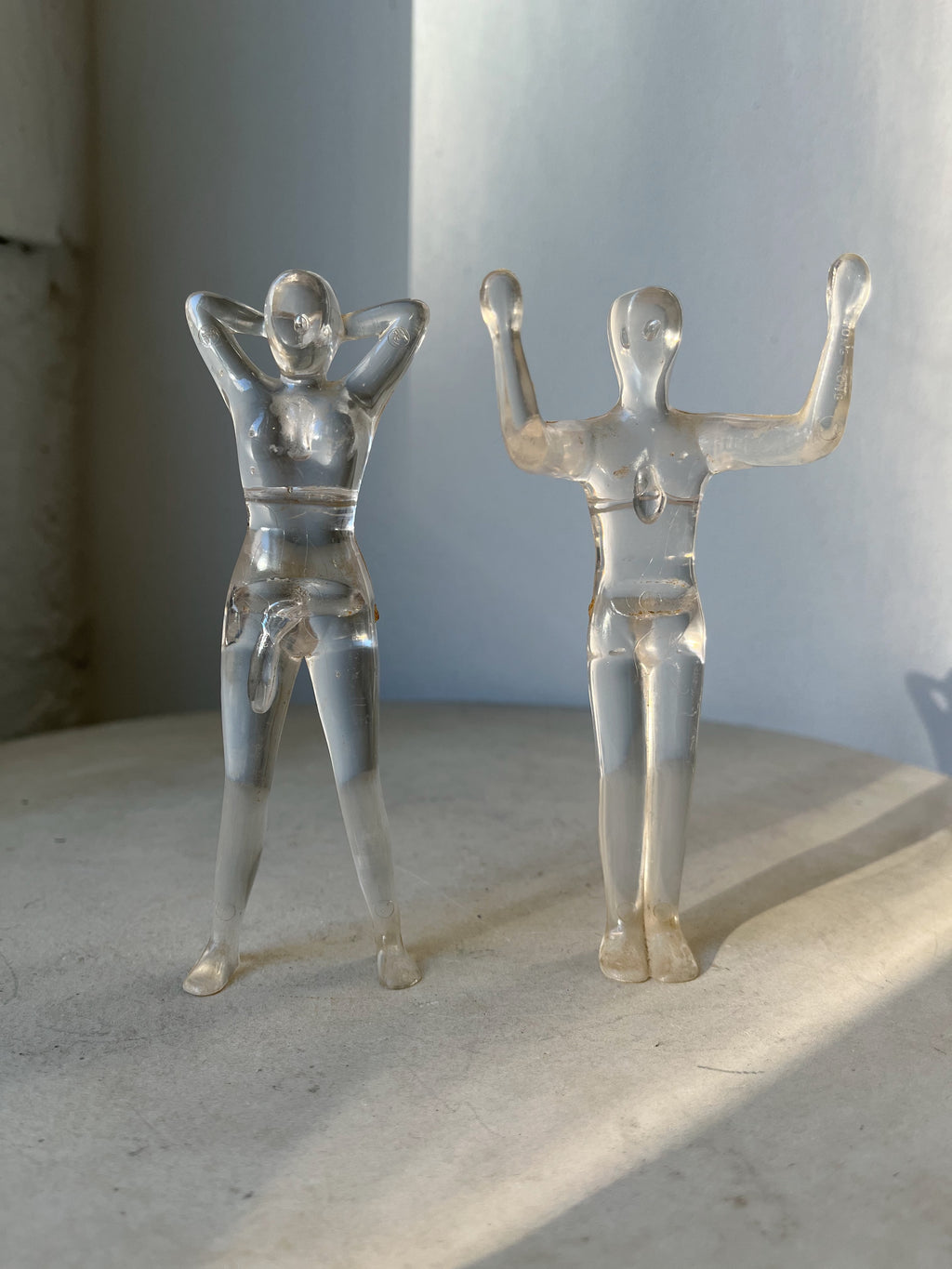 VINTAGE PLEXIGLASS FIGURES