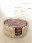 SET OF MARBLE COASTERS
