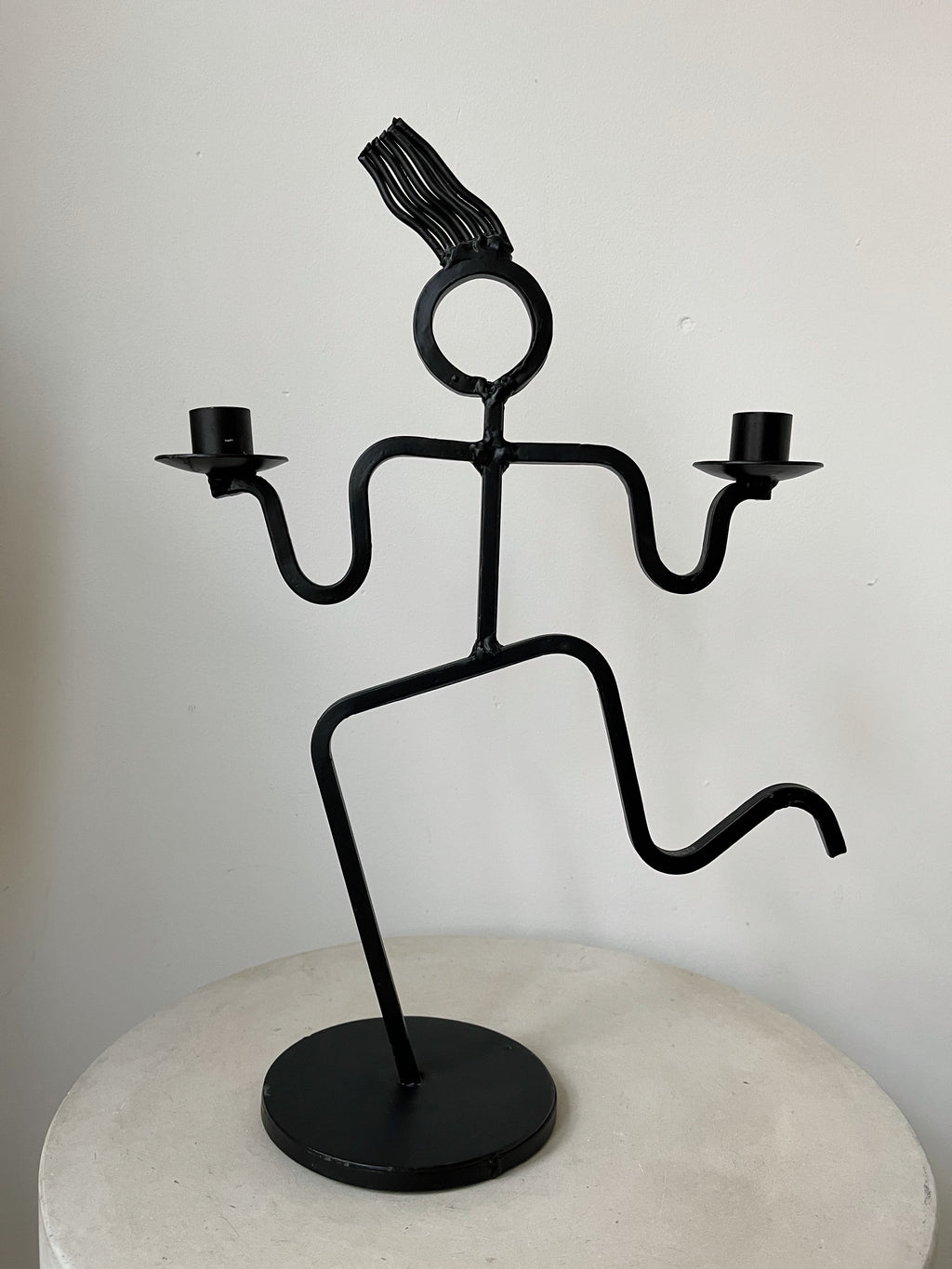 MODERNIST FIGURE CANDLE HOLDER