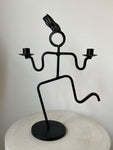 MODERNIST FIGURE CANDLE HOLDER