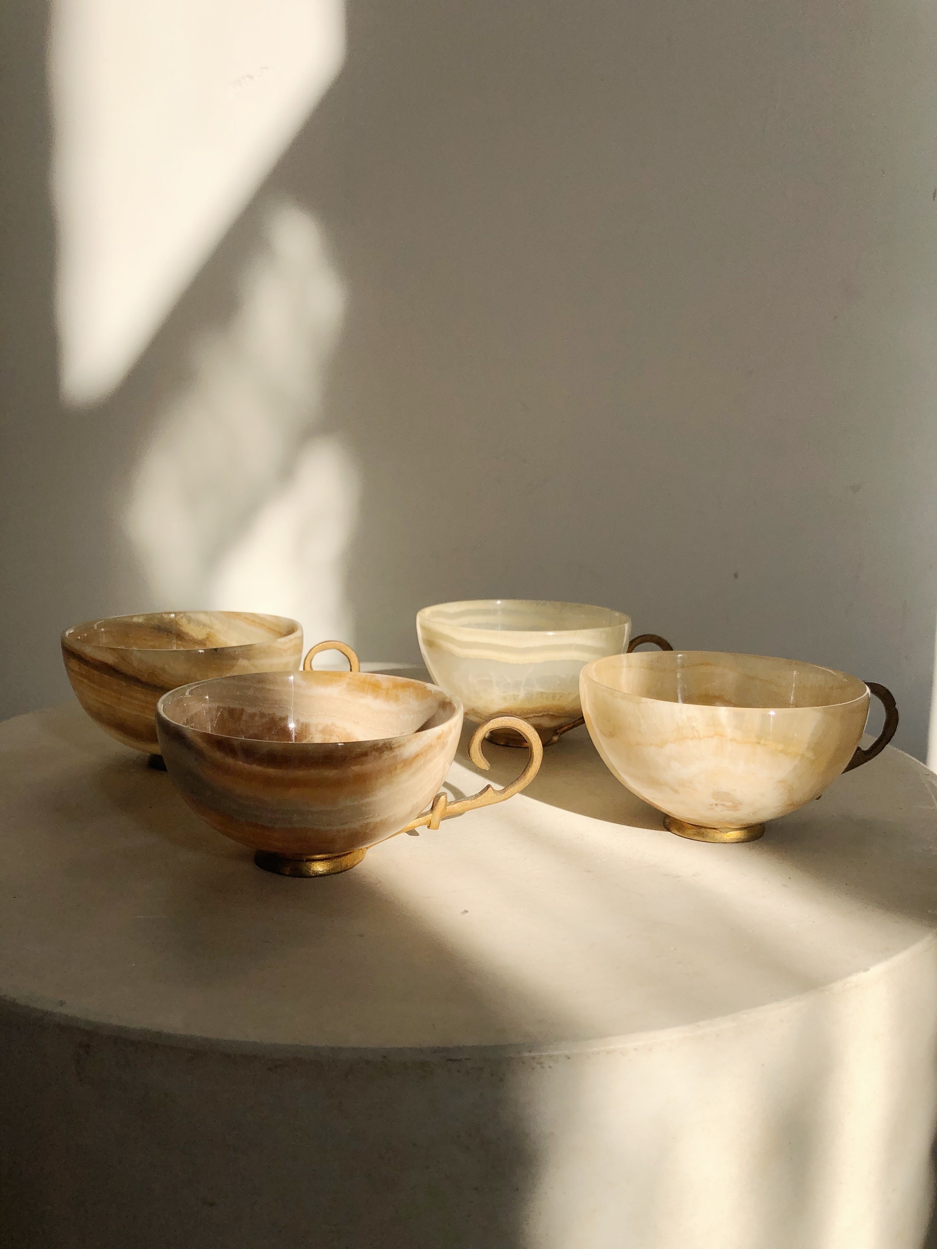 NATURAL STONE VINTAGE CUPS