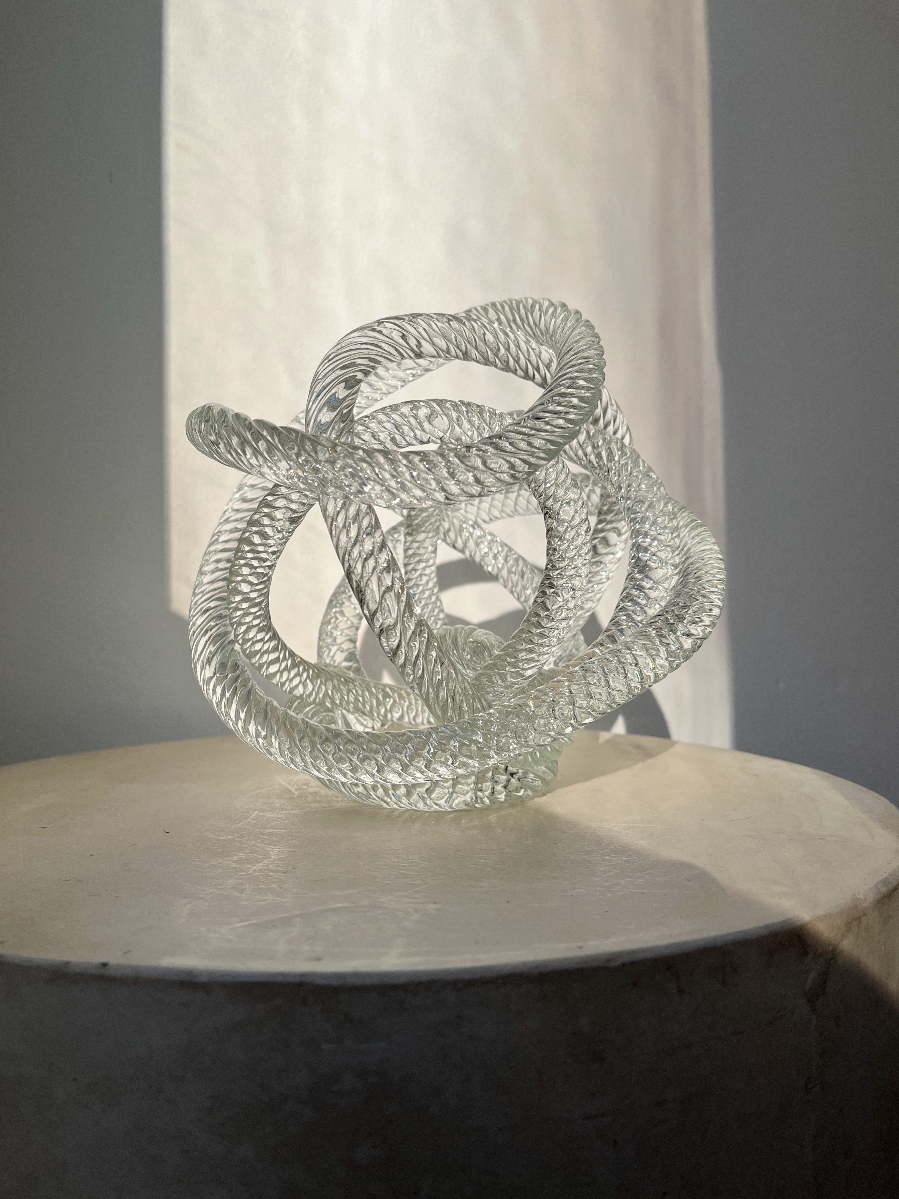 KNOTTED GLASS SCULPTURE