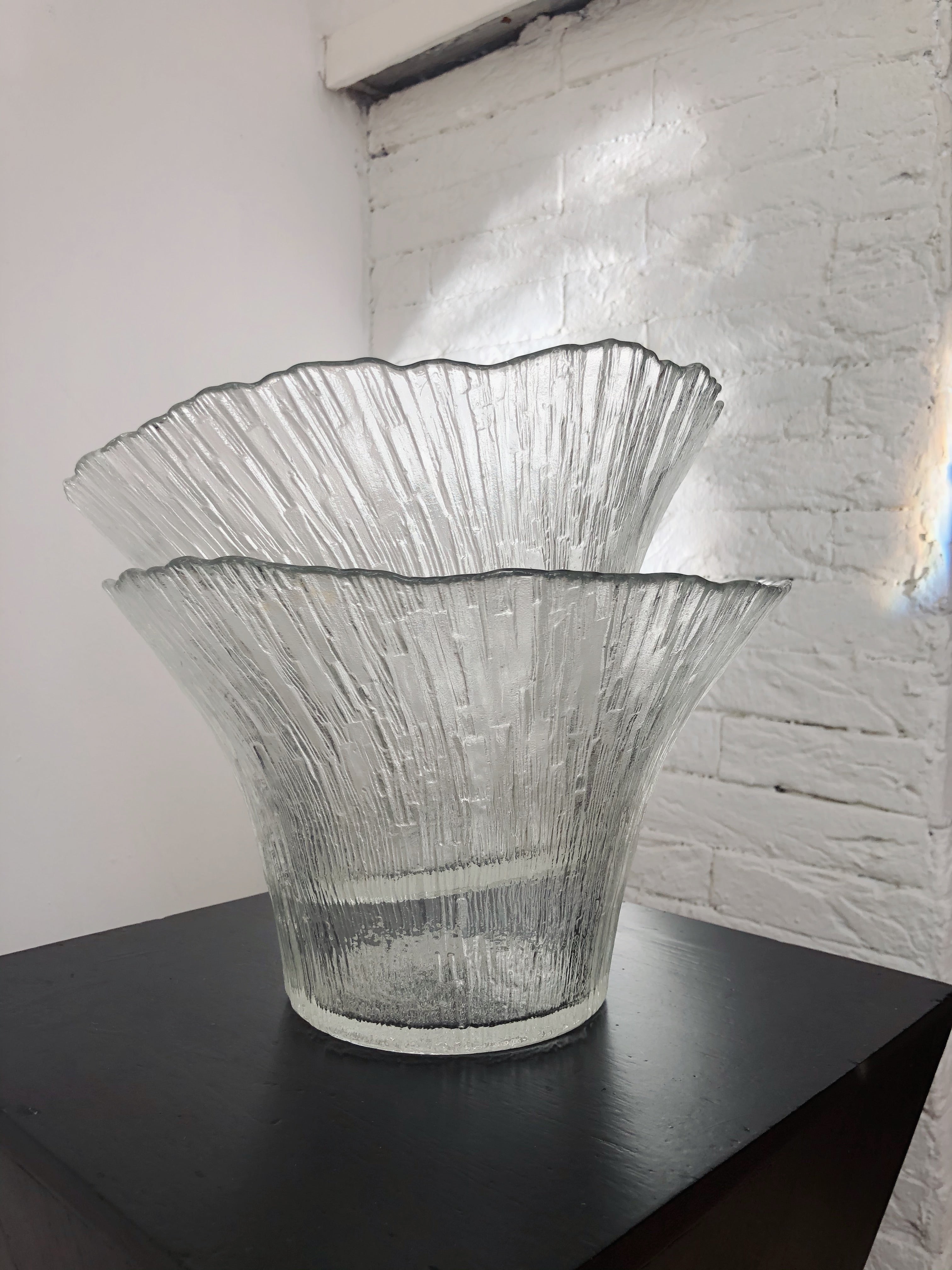 SCANDINAVIAN GLASS VASE