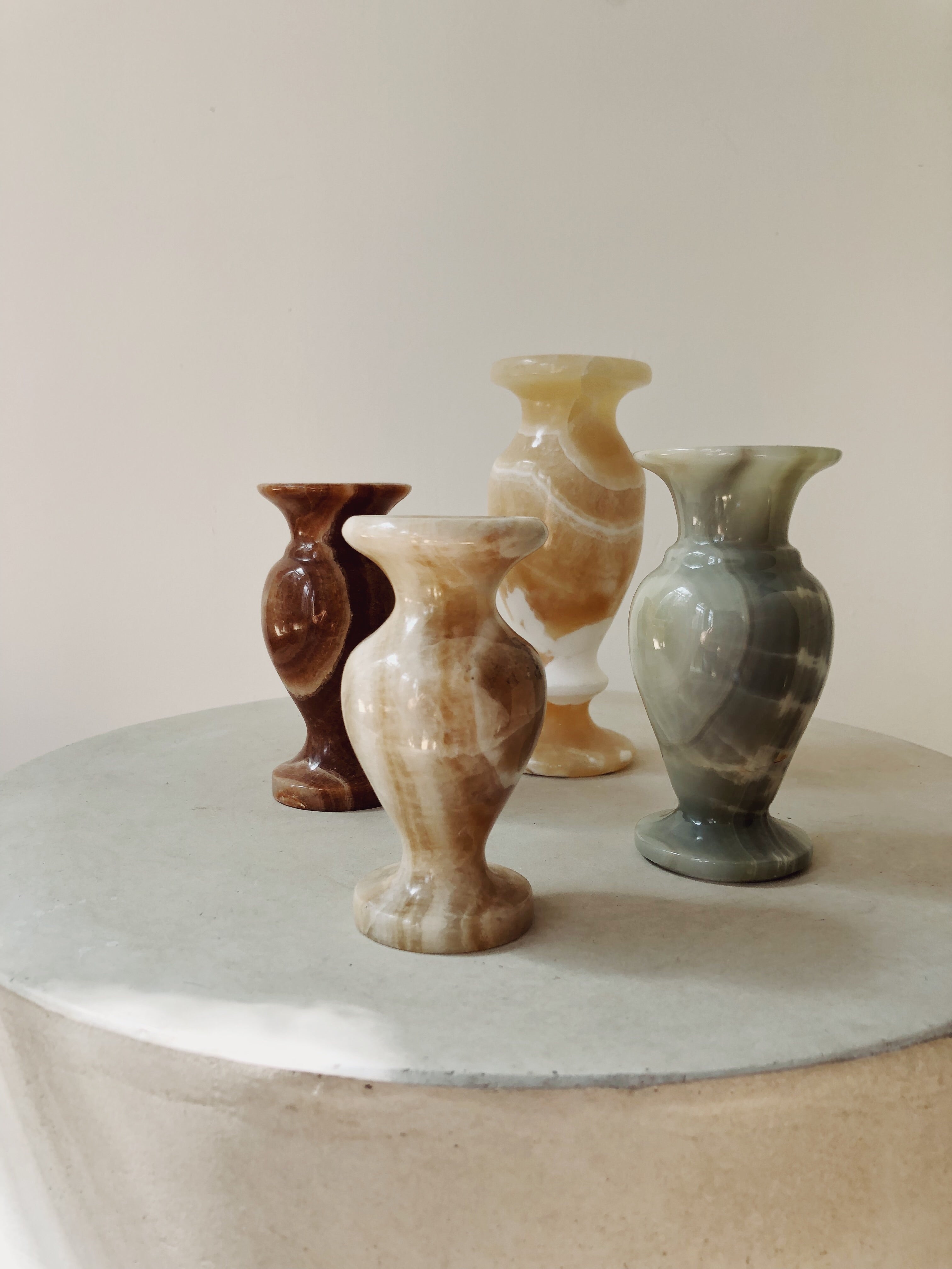 SET OF ALBAST VASES