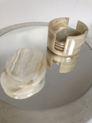 SET OF MARBLE COASTERS